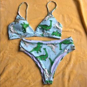 3/$25 Two Piece Dinosaur Swim Suit